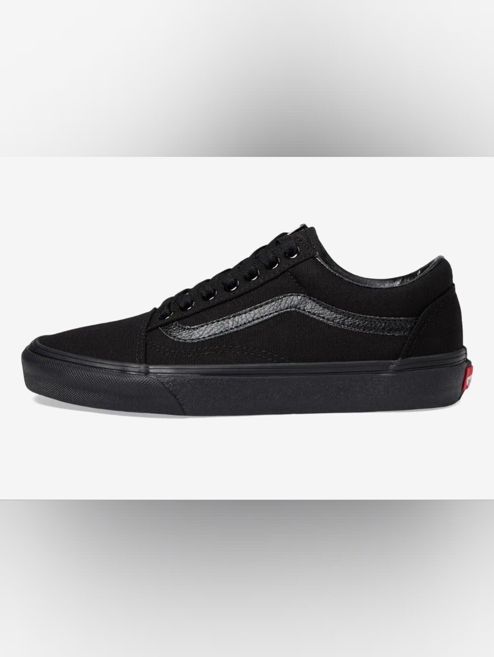 Vans Black Low-Top Canvas Skate Shoes - Picture 4 of 7